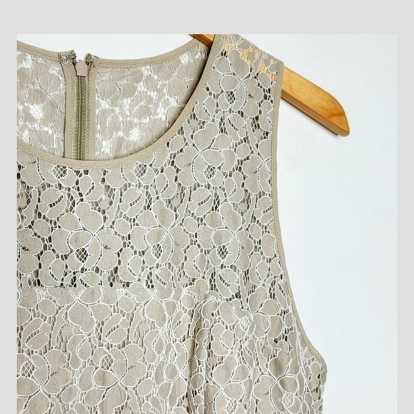 Sachin + Babi Anthropologie Dress Lace Peplum Mini Dress Occasion Sleeveless 12 - Picture 7 of 13